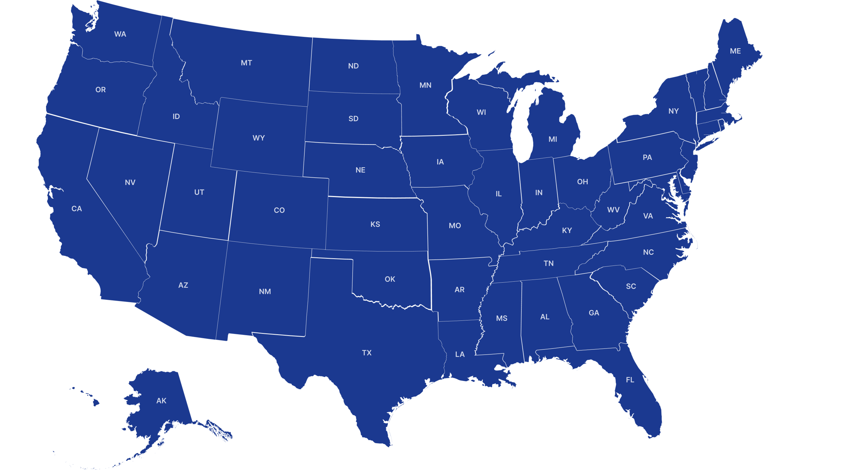 US map